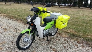 Australia Post motorbike